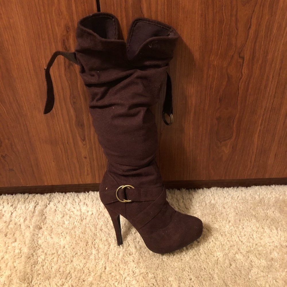 Cute high heel Suede boots